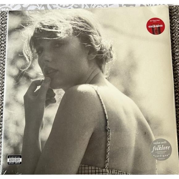 Taylor Swift - "Folklore" 2 LP Red Vinyl - Target Exclusive. New Sealed - Picture 1 of 6